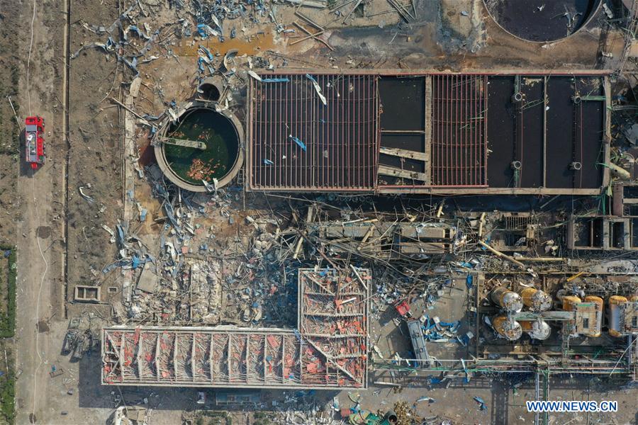 (SPOT NEWS)CHINA-JIANGSU-XIANGSHUI-EXPLOSION-RESCUE (CN)