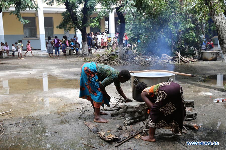 MOZAMBIQUE-BEIRA-TROPICAL CYCLONE-SHELTER