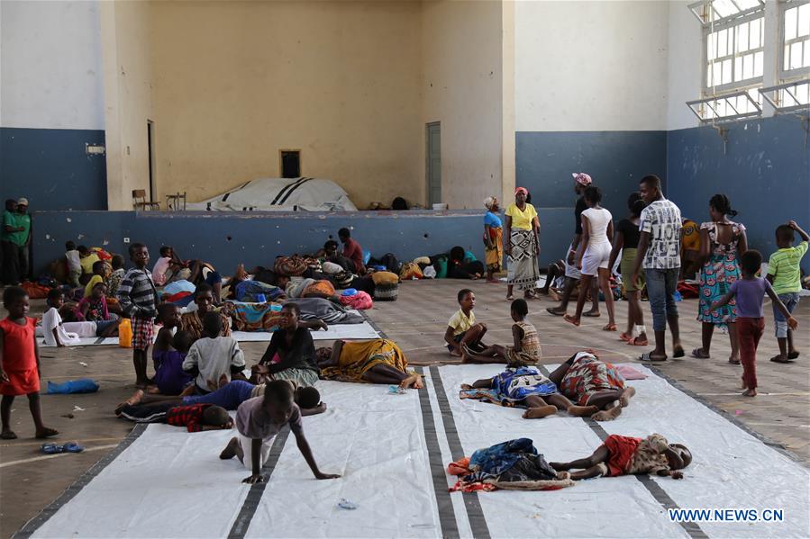 MOZAMBIQUE-BEIRA-TROPICAL CYCLONE-SHELTER
