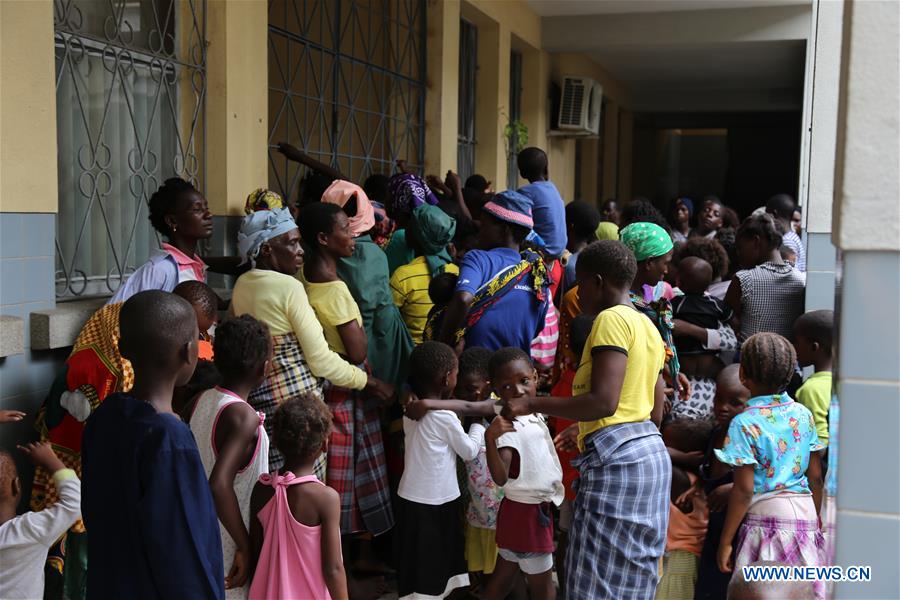 MOZAMBIQUE-BEIRA-TROPICAL CYCLONE-SHELTER