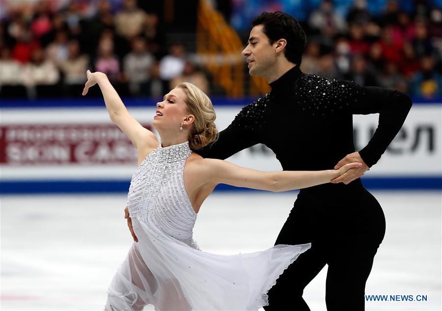 (SP)JAPAN-SAITAMA-FIGURE SKATING-WORLD CHAMPIONSHIPS-ICE DANCE