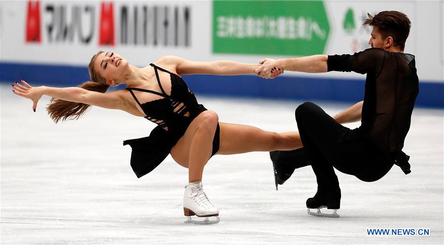 (SP)JAPAN-SAITAMA-FIGURE SKATING-WORLD CHAMPIONSHIPS-ICE DANCE
