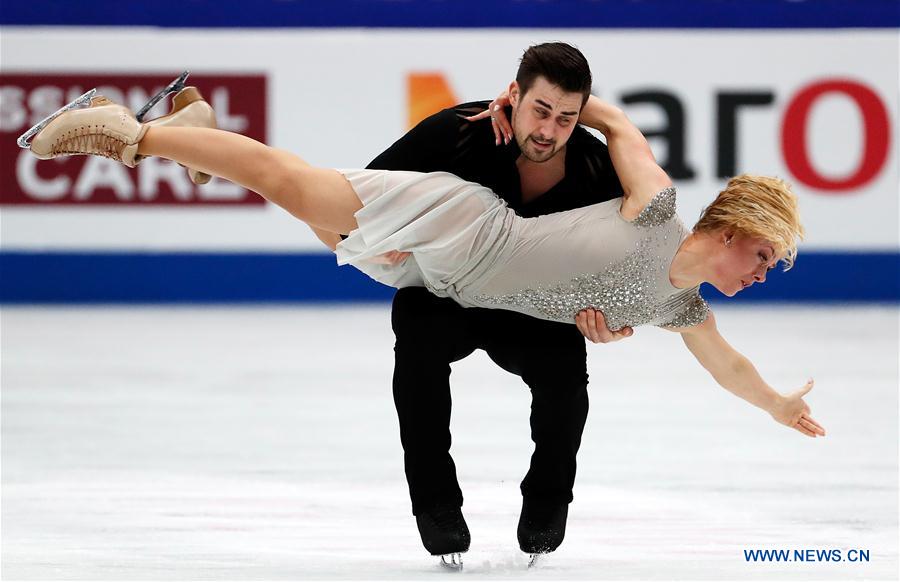 (SP)JAPAN-SAITAMA-FIGURE SKATING-WORLD CHAMPIONSHIPS-ICE DANCE
