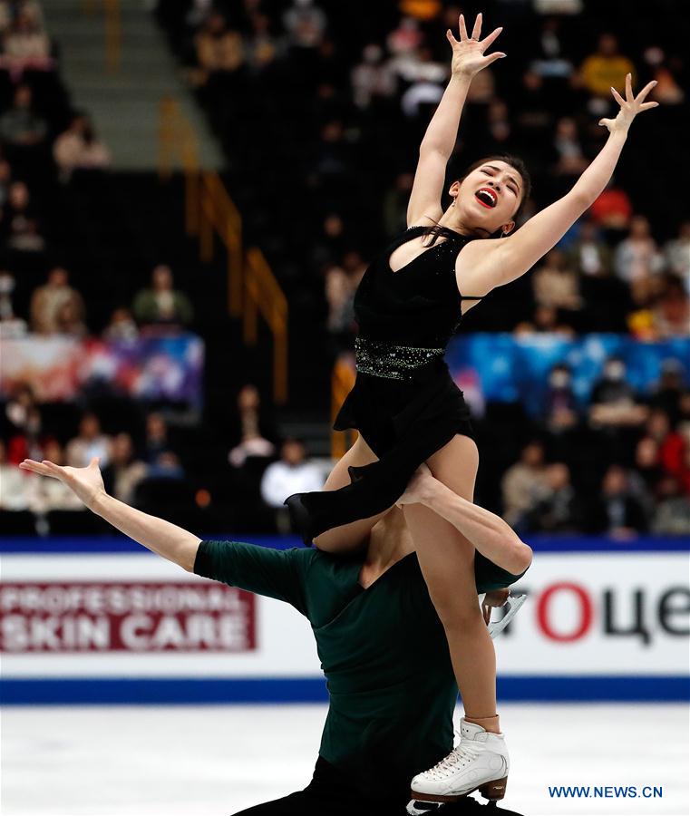 (SP)JAPAN-SAITAMA-FIGURE SKATING-WORLD CHAMPIONSHIPS-ICE DANCE