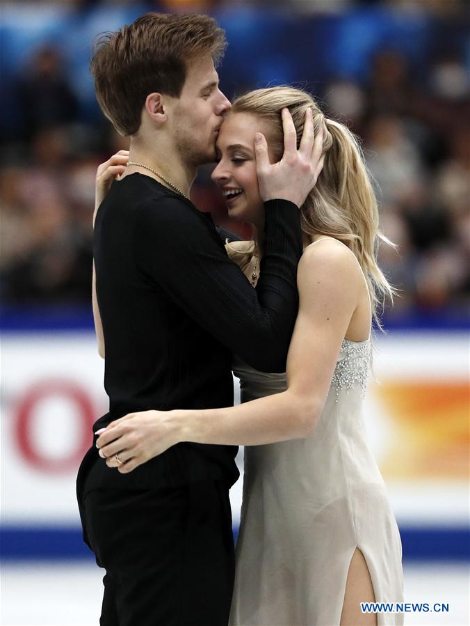 (SP)JAPAN-SAITAMA-FIGURE SKATING-WORLD CHAMPIONSHIPS-ICE DANCE