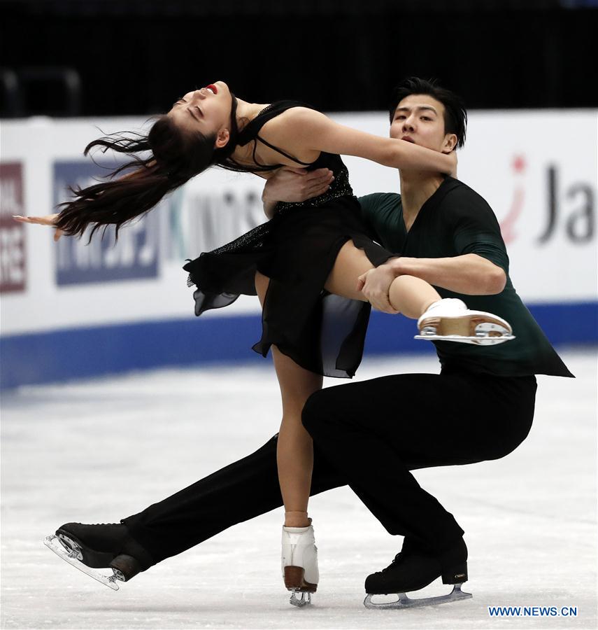 (SP)JAPAN-SAITAMA-FIGURE SKATING-WORLD CHAMPIONSHIPS-ICE DANCE