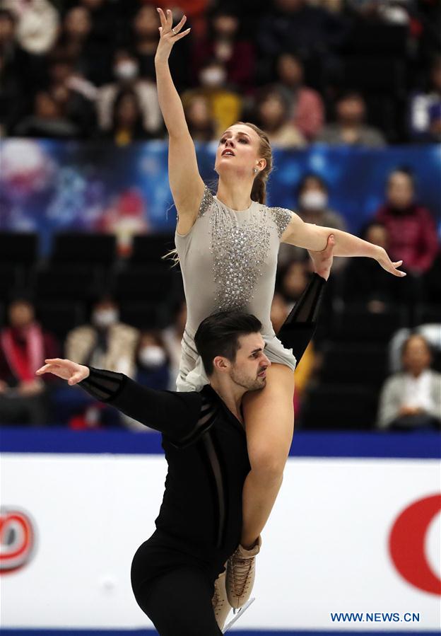 (SP)JAPAN-SAITAMA-FIGURE SKATING-WORLD CHAMPIONSHIPS-ICE DANCE