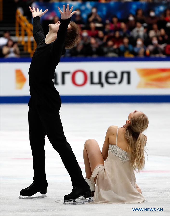 (SP)JAPAN-SAITAMA-FIGURE SKATING-WORLD CHAMPIONSHIPS-ICE DANCE