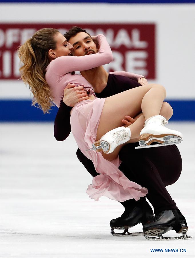 (SP)JAPAN-SAITAMA-FIGURE SKATING-WORLD CHAMPIONSHIPS-ICE DANCE