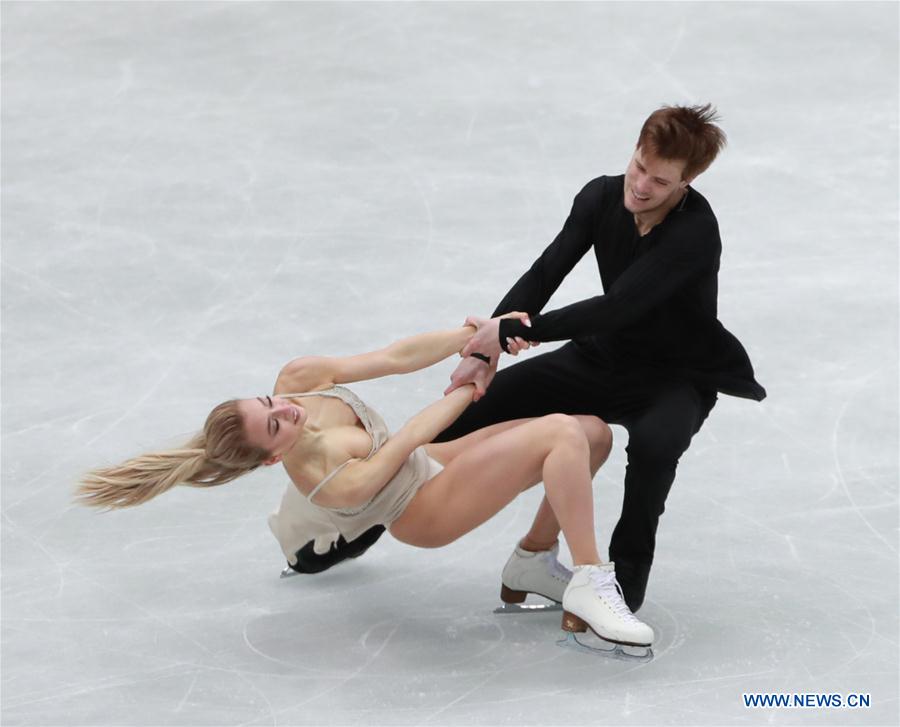 (SP)JAPAN-SAITAMA-FIGURE SKATING-WORLD CHAMPIONSHIPS-ICE DANCE