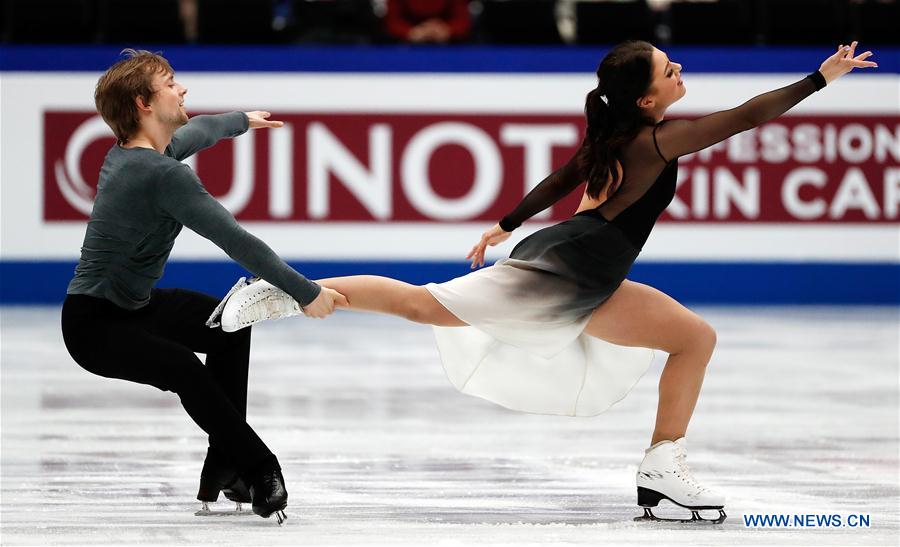 (SP)JAPAN-SAITAMA-FIGURE SKATING-WORLD CHAMPIONSHIPS-ICE DANCE