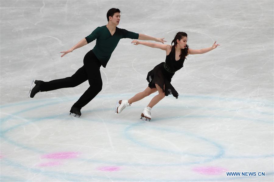 (SP)JAPAN-SAITAMA-FIGURE SKATING-WORLD CHAMPIONSHIPS-ICE DANCE