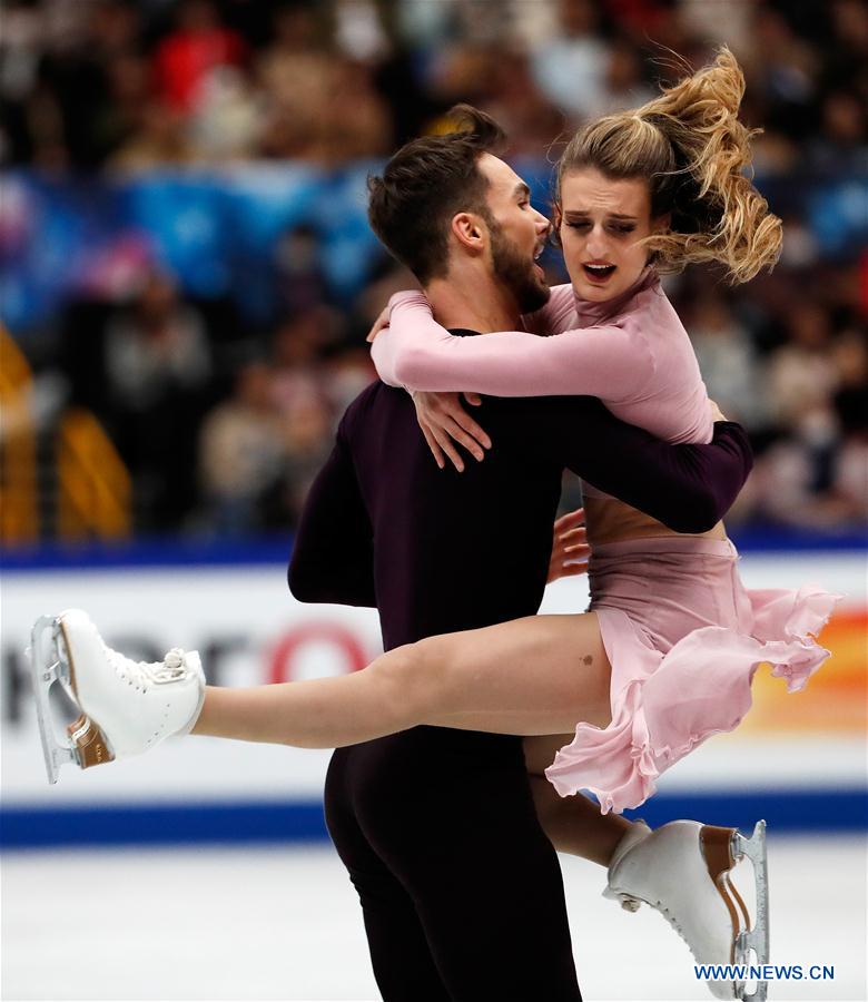 (SP)JAPAN-SAITAMA-FIGURE SKATING-WORLD CHAMPIONSHIPS-ICE DANCE