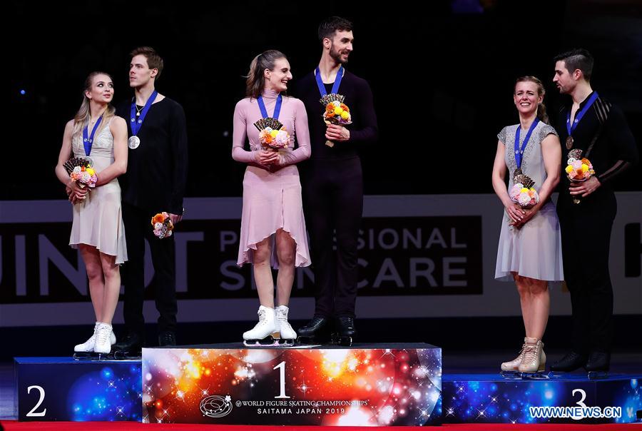 (SP)JAPAN-SAITAMA-FIGURE SKATING-WORLD CHAMPIONSHIPS-ICE DANCE