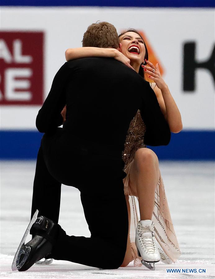 (SP)JAPAN-SAITAMA-FIGURE SKATING-WORLD CHAMPIONSHIPS-ICE DANCE