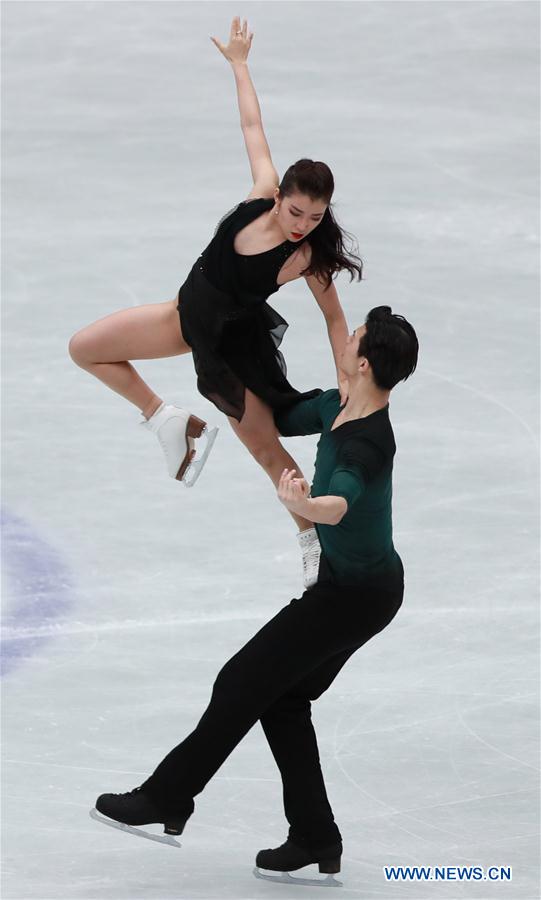 (SP)JAPAN-SAITAMA-FIGURE SKATING-WORLD CHAMPIONSHIPS-ICE DANCE