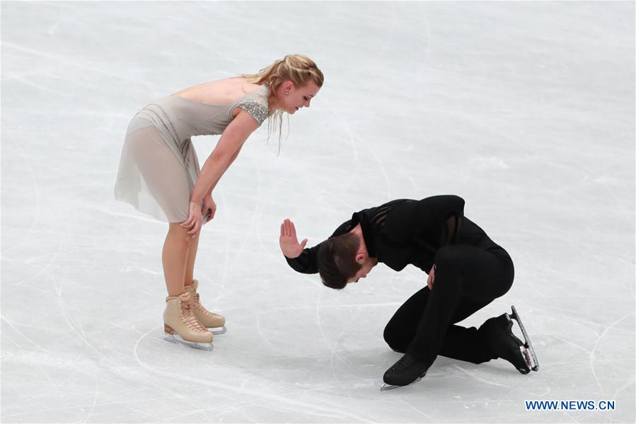 (SP)JAPAN-SAITAMA-FIGURE SKATING-WORLD CHAMPIONSHIPS-ICE DANCE