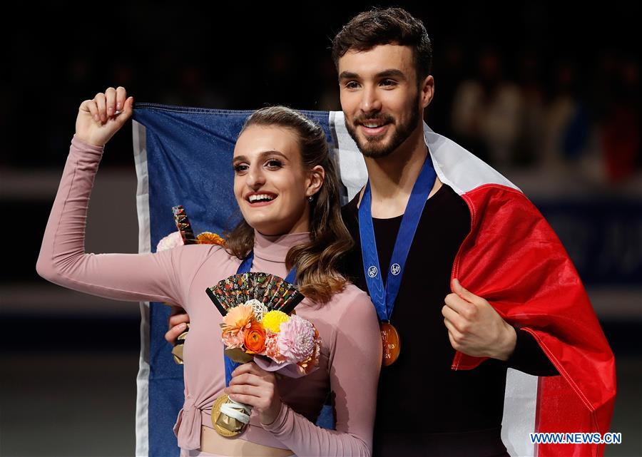 (SP)JAPAN-SAITAMA-FIGURE SKATING-WORLD CHAMPIONSHIPS-ICE DANCE