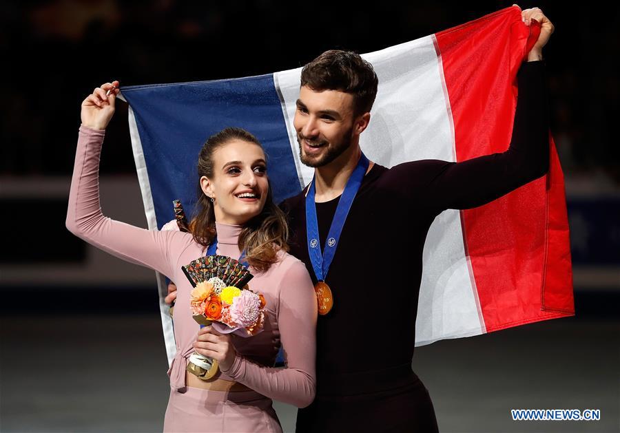(SP)JAPAN-SAITAMA-FIGURE SKATING-WORLD CHAMPIONSHIPS-ICE DANCE