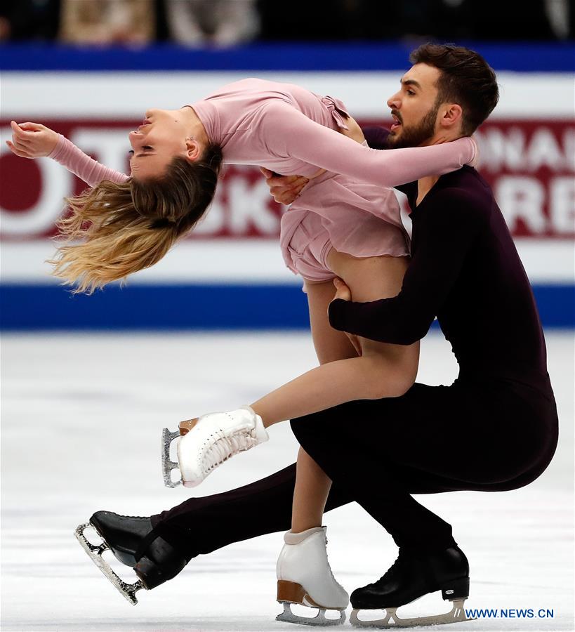 (SP)JAPAN-SAITAMA-FIGURE SKATING-WORLD CHAMPIONSHIPS-ICE DANCE