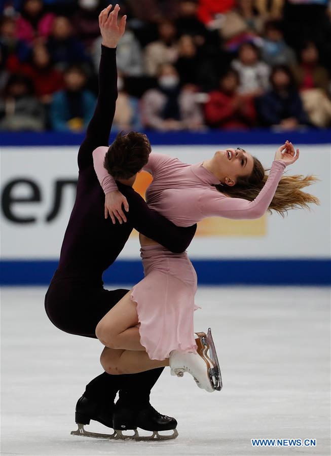 (SP)JAPAN-SAITAMA-FIGURE SKATING-WORLD CHAMPIONSHIPS-ICE DANCE