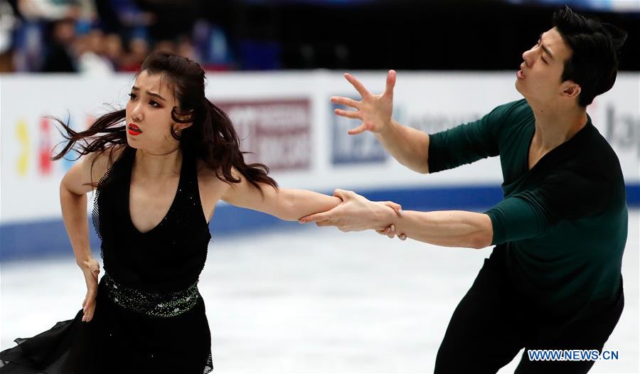(SP)JAPAN-SAITAMA-FIGURE SKATING-WORLD CHAMPIONSHIPS-ICE DANCE