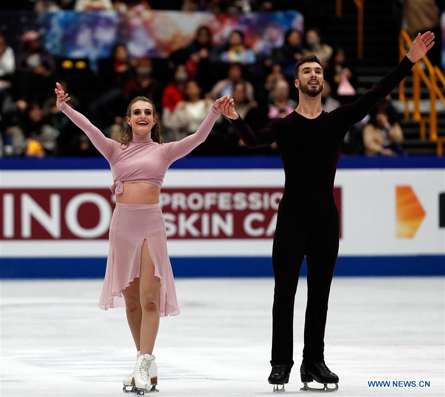 (SP)JAPAN-SAITAMA-FIGURE SKATING-WORLD CHAMPIONSHIPS-ICE DANCE