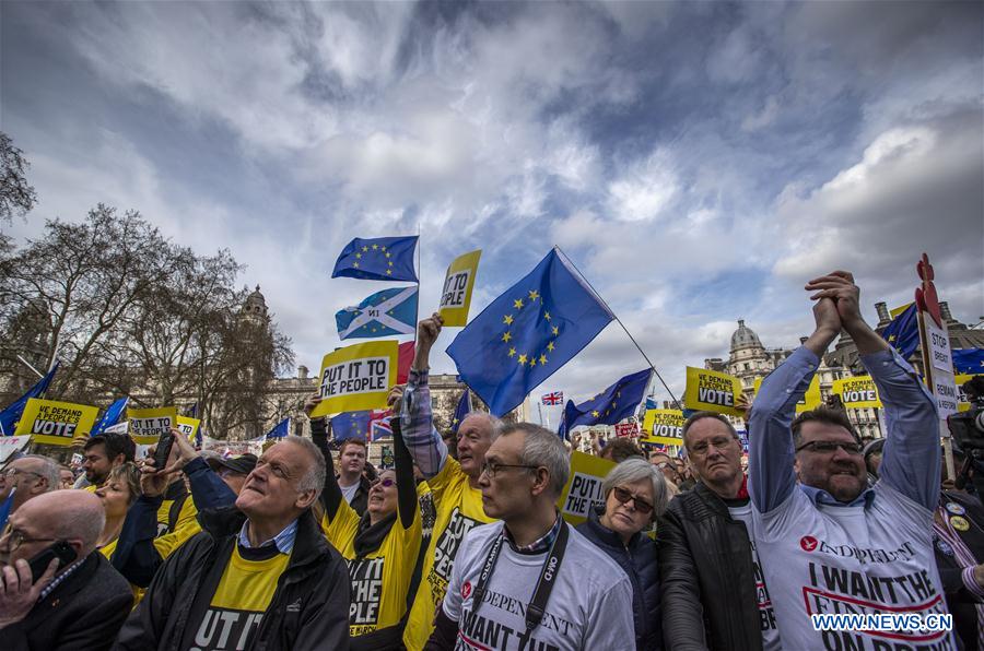 BRITAIN-LONDON-BREXIT-REFERENDUM-MARCH