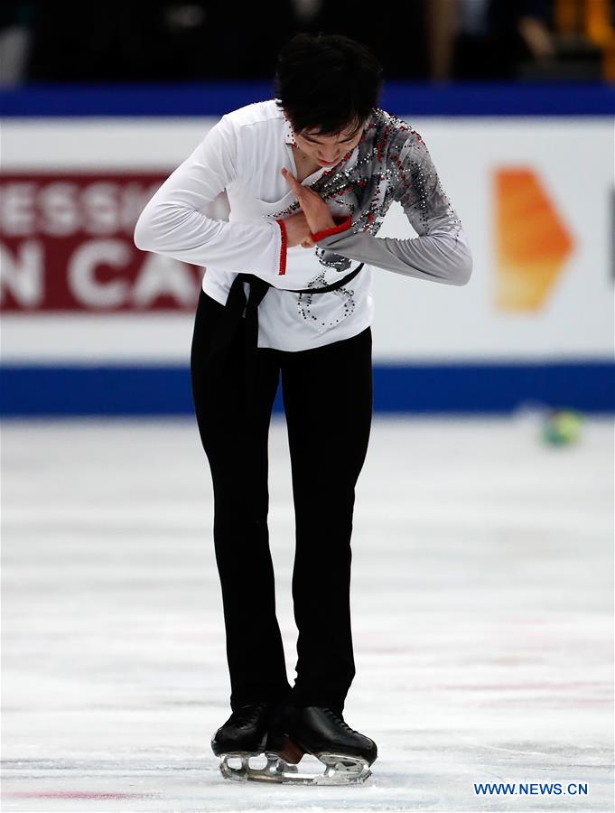 (SP)JAPAN-SAITAMA-FIGURE SKATING-WORLD CHAMPIONSHIPS-MEN