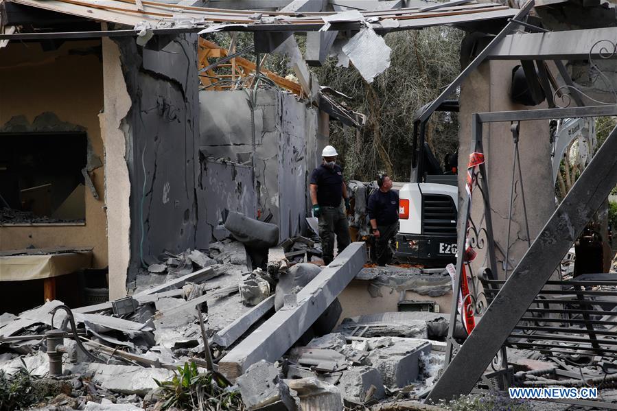 ISRAEL-MISHMERET-ROCKET ATTACK