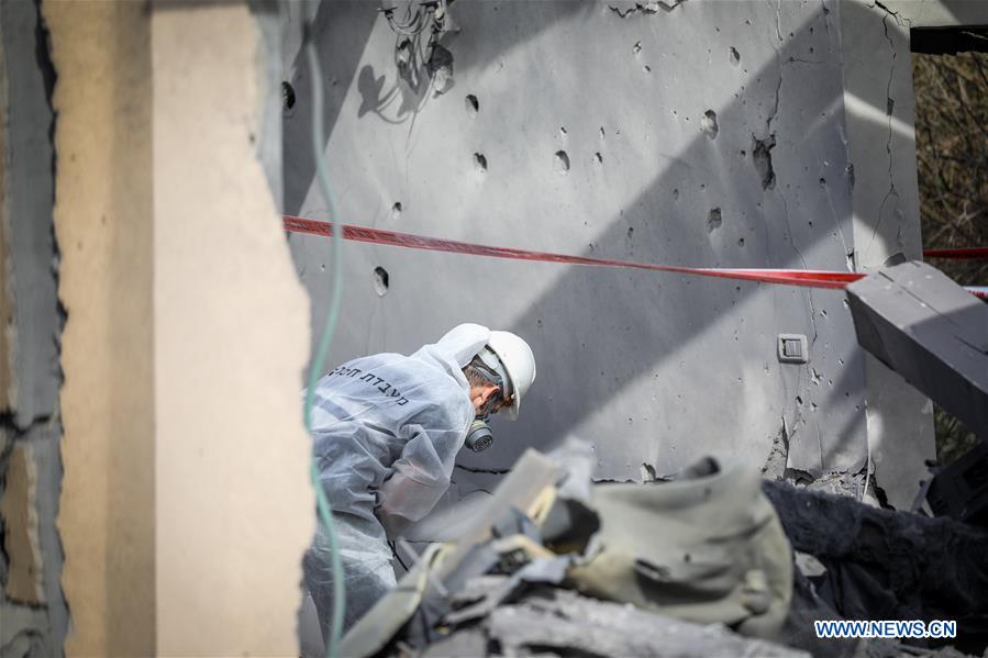 ISRAEL-MISHMERET-ROCKET ATTACK