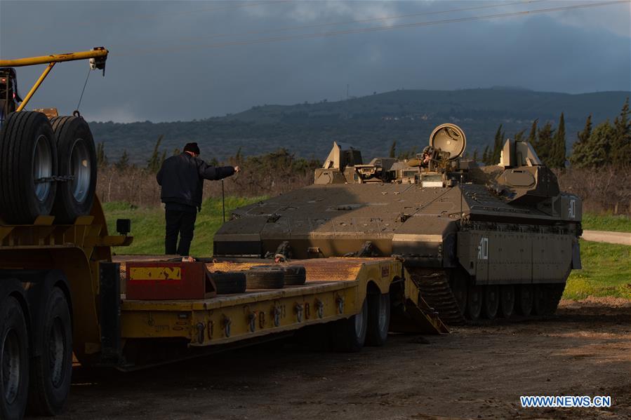 MIDEAST-GOLAN HEIGHTS-ISRAEL-ARMY