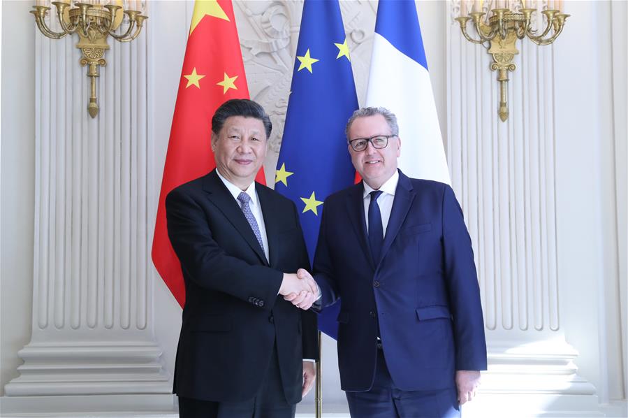 FRANCE-PARIS-CHINA-XI JINPING-FERRAND-MEETING