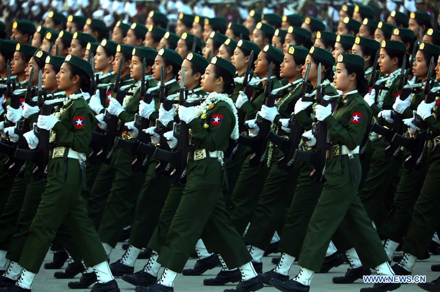 MYANMAR-NAY PYI TAW-74TH ARMED FORCES DAY