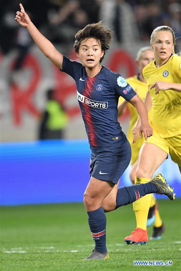 (SP)FRANCE-PARIS-SOCCER-UEFA WOMEN'S CHAMPIONS LEAGUE-QUARTERFINAL-PSG VS CHELSEA