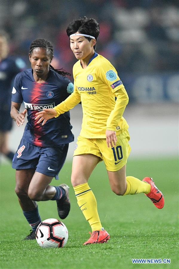 (SP)FRANCE-PARIS-SOCCER-UEFA WOMEN'S CHAMPIONS LEAGUE-QUARTERFINAL-PSG VS CHELSEA