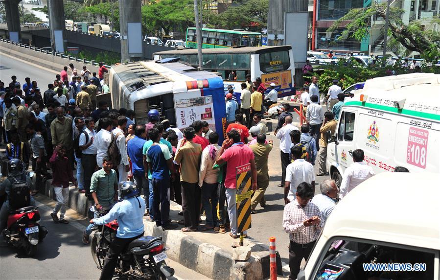 INDIA-BANGALORE-BUS ACCIDENT