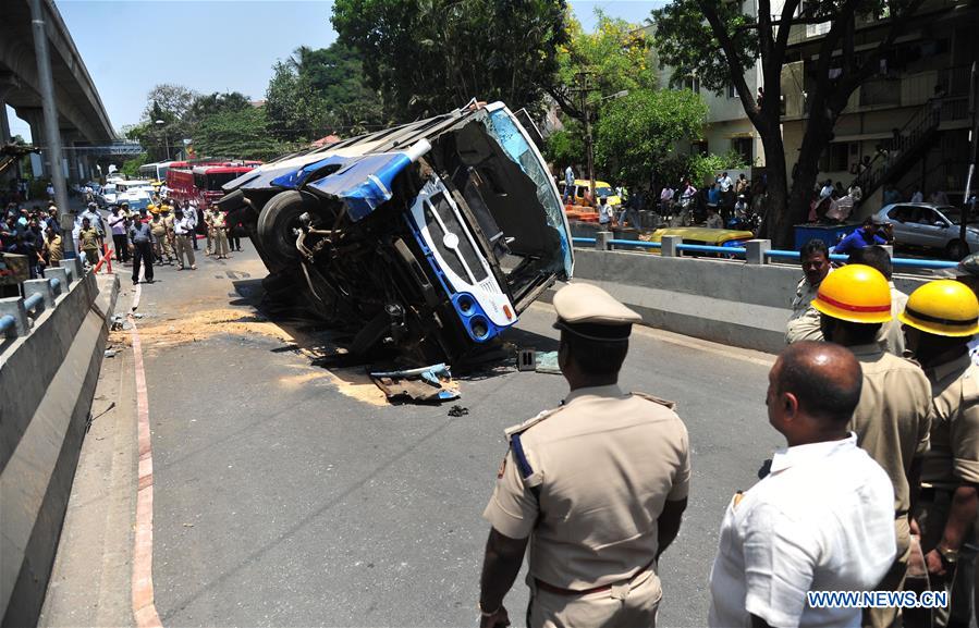 INDIA-BANGALORE-BUS ACCIDENT