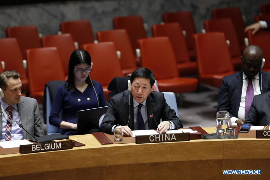 UN-SECURITY COUNCIL-GOLAN HEIGHTS-CHINESE ENVOY