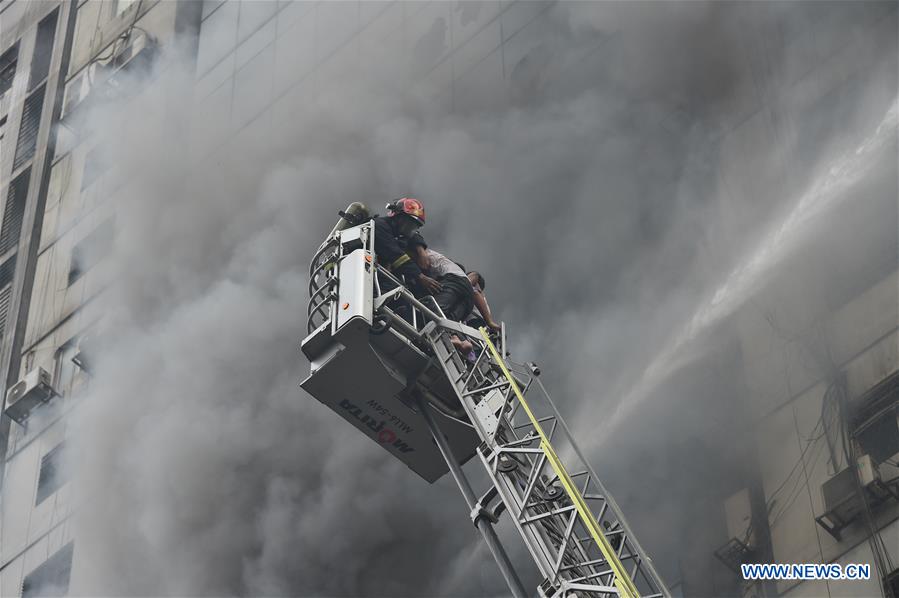 BANGLADESH-DHAKA-FIRE