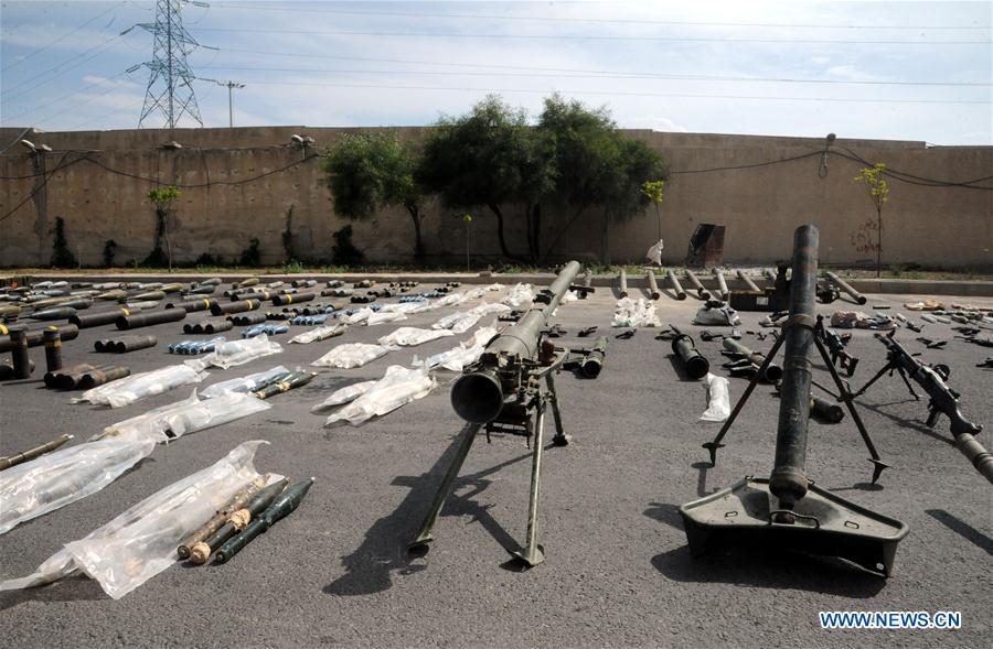 SYRIA-DAMASCUS-CONFISCATED-WEAPONRY