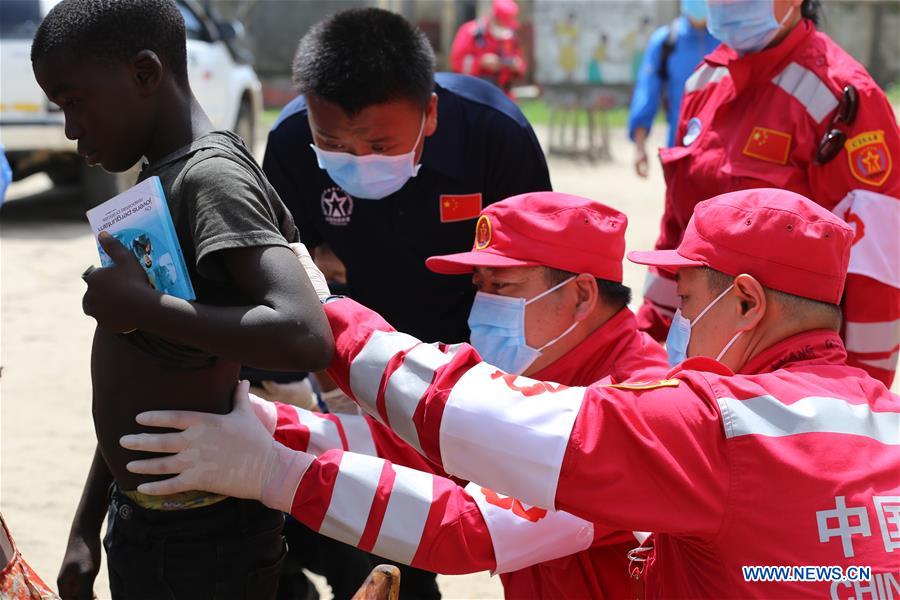 MOZAMBIQUE-BEIRA-CHINESE RESCUE TEAM