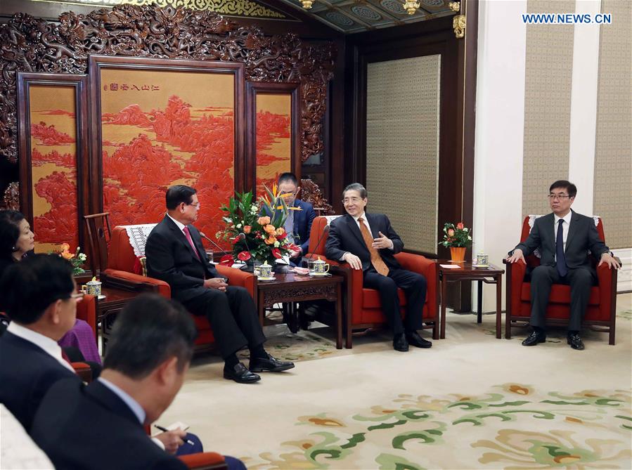 CHINA-BEIJING-GUO SHENGKUN-CAMBODIAN DEPUTY PM-MEETING (CN)