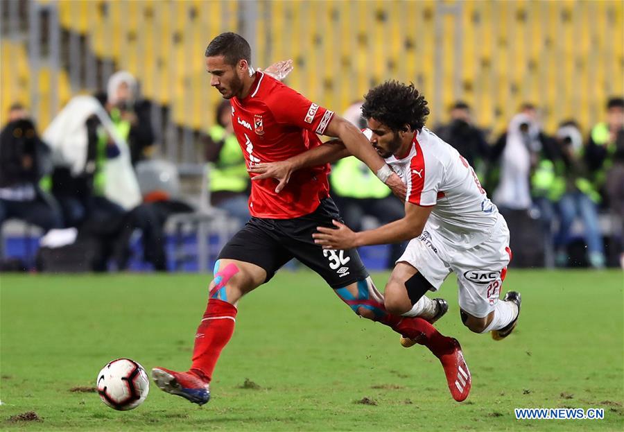 (SP)EGYPT-ALEXANDRIA-SOCCER-EGYPTIAN PREMIER LEAGUE-AL-AHLY VS ZAMALEK