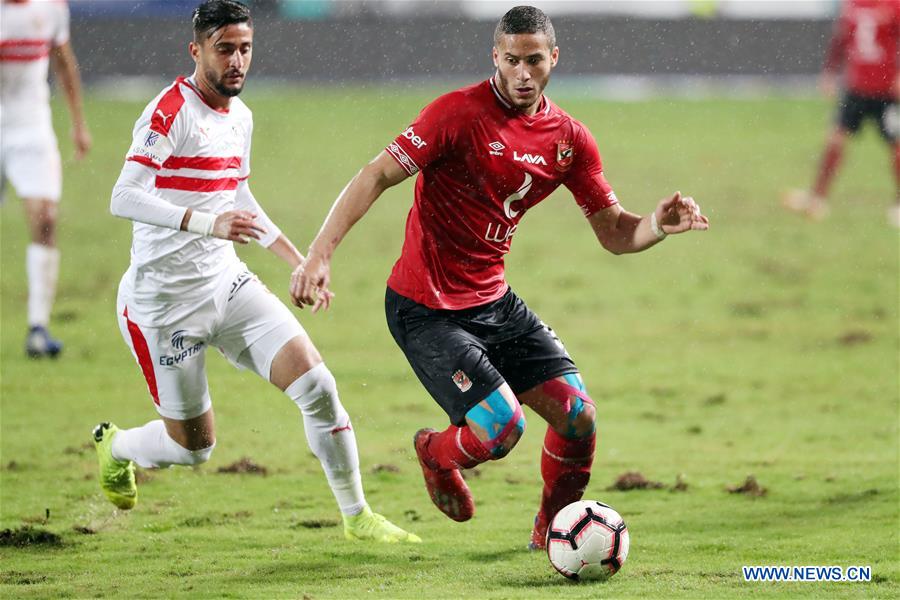 (SP)EGYPT-ALEXANDRIA-SOCCER-EGYPTIAN PREMIER LEAGUE-AL-AHLY VS ZAMALEK