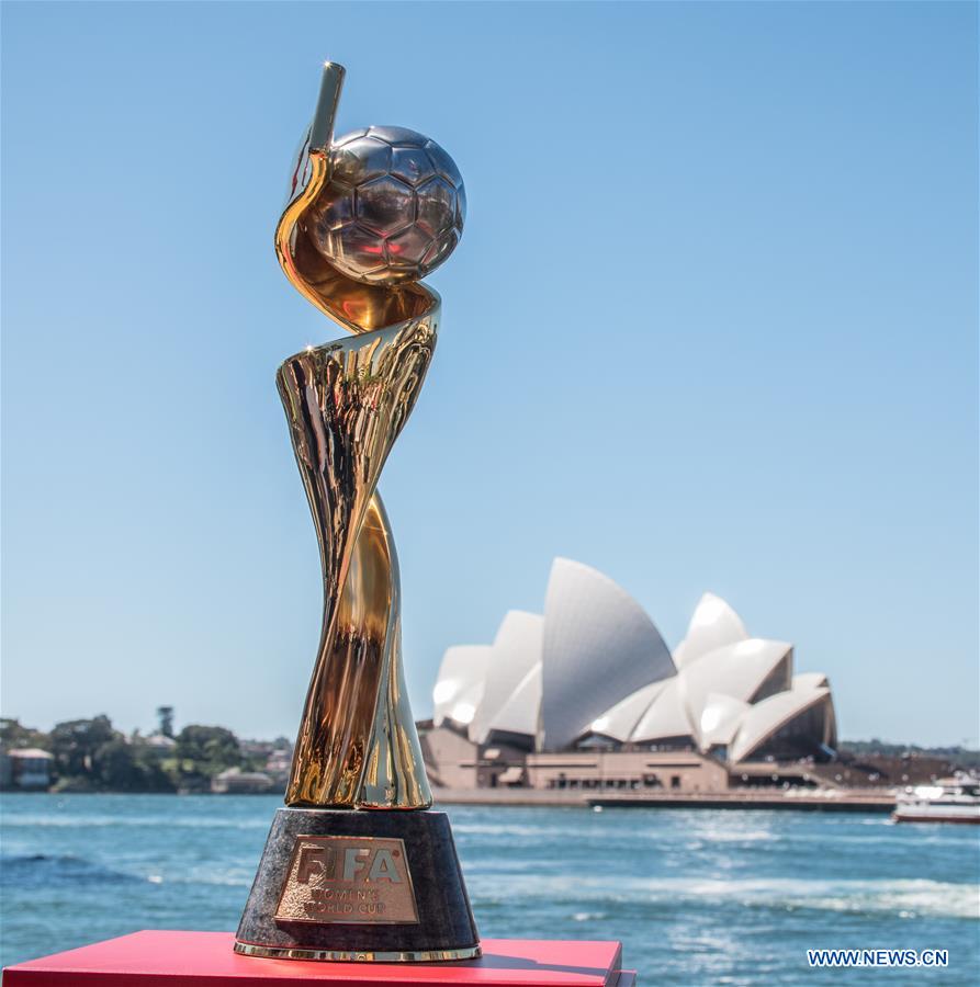 (SP)AUSTRALIA-SYDNEY-SOCCER-FIFA WOMEN'S WORLD CUP TROPHY