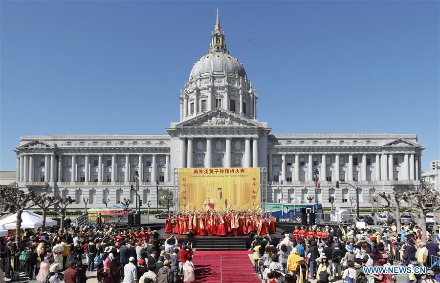 U.S.-SAN FRANCISCO-CEREMONY-YELLOW EMPEROR