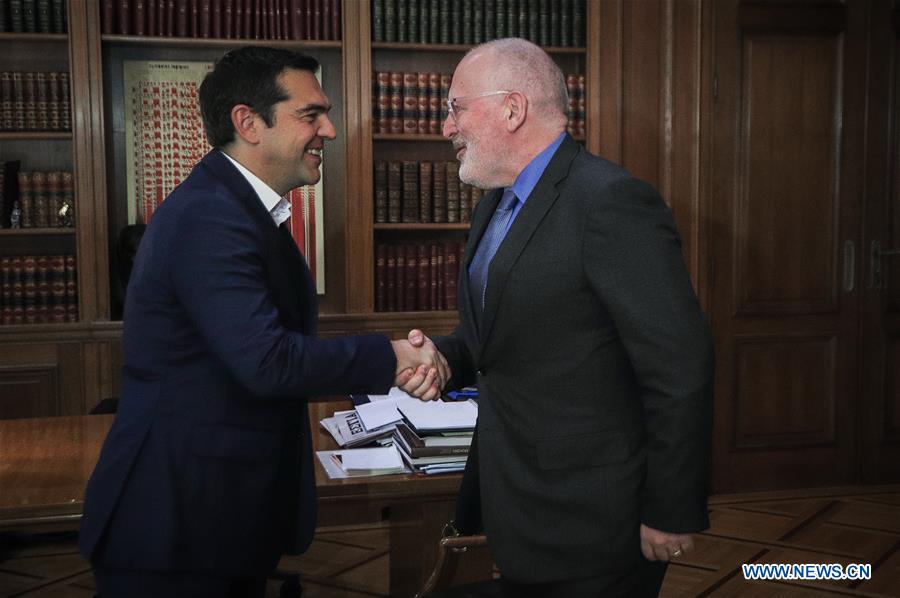 GREECE-ATHENS-EUROPEAN COMMISSION-MEETING