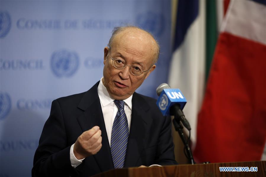 UN-SECURITY COUNCIL-IAEA-YUKIYA AMANO-PRESS ENCOUNTER