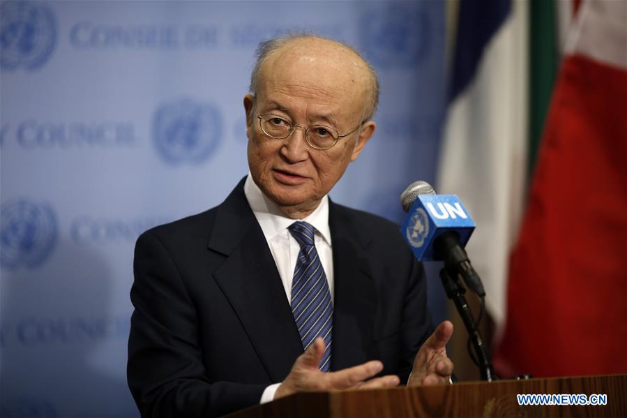 UN-SECURITY COUNCIL-IAEA-YUKIYA AMANO-PRESS ENCOUNTER